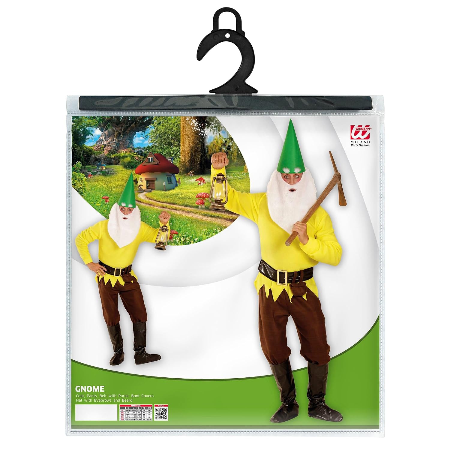 W WIDMANN MILANO Party Fashion — Costume de nain jaune S – Image 4