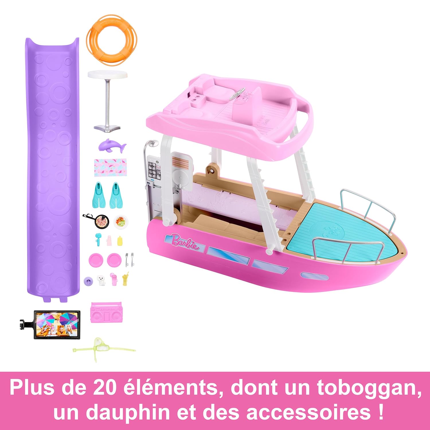 BARBIE — Coffret Bateau de Rêve avec 20 Accessoires – Image 4