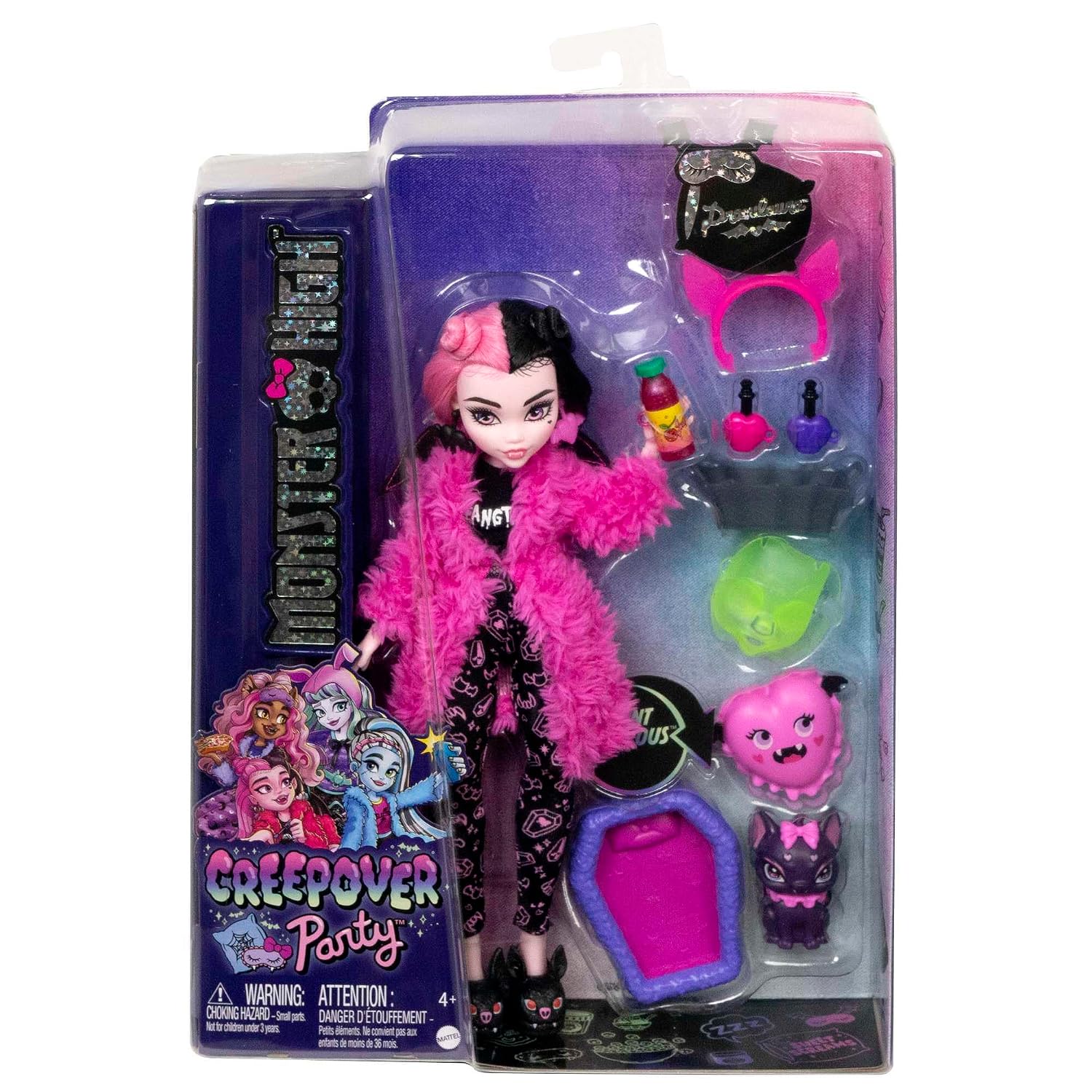 MONSTER HIGH — Coffret Soirée Pyjama Draculaura – Image 5
