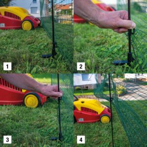 Alternative view of HORIZONT FLEX — Clôture mobile 15 m x 90 cm avec 9 piquets
