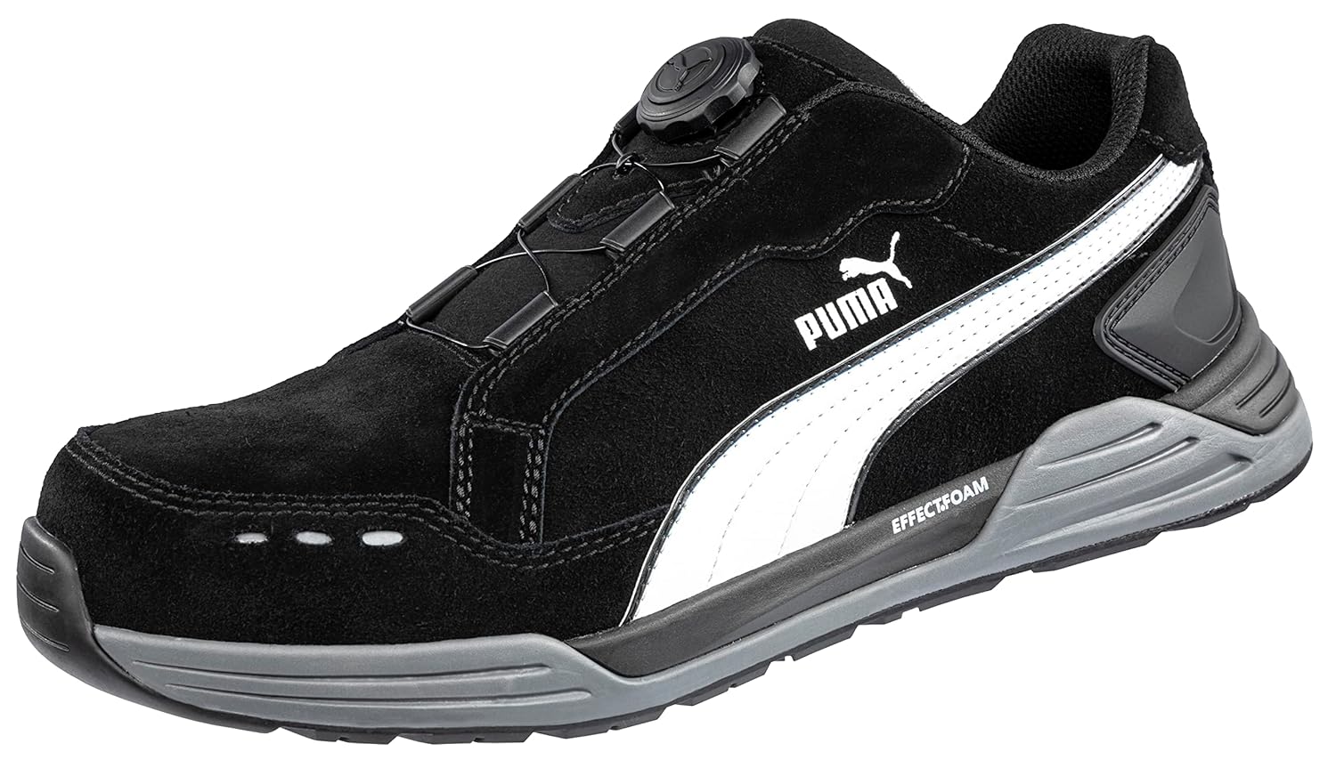 PUMA SAFETY AIRTWIST LOW S3 ESD HRO SRC Chaussures de travail, de sécurité, avec embout en fibre de verre, protection anti-perforation, antidérapantes, résistantes à la chaleur, sans métal, pour