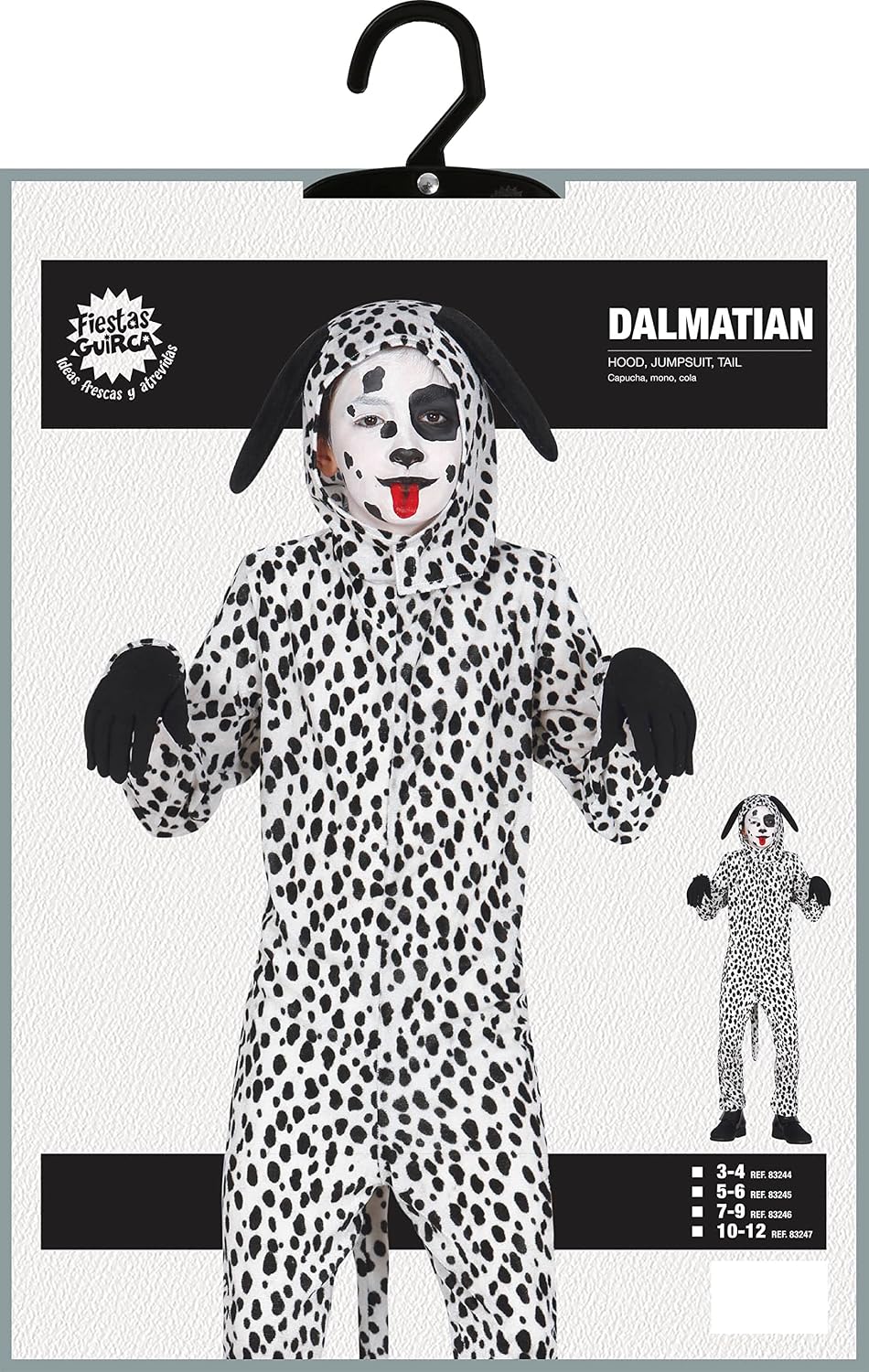 DALMATIEN — Déguisement enfant avec capuche 5/6 ans – Image 4