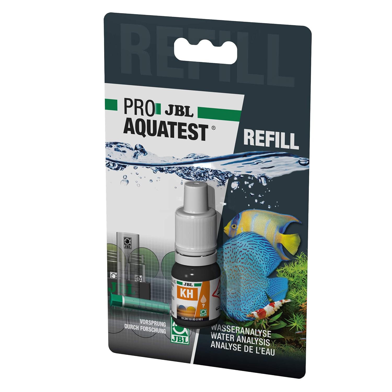 Jbl Jbl Proaquatest Kh Dureté Carbonatée Refill Pour Aquariophilie, Dureté carbonatée (KH)