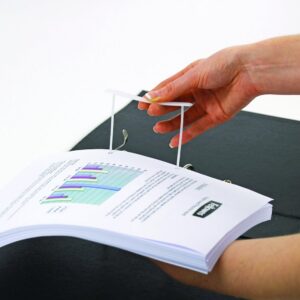 Alternative view of Fellowes - Transit - Pack de 100 Clips Pour Archive Ecologique - Blanc - 100 mm