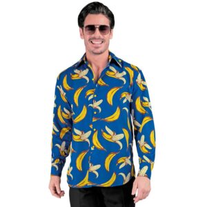 W WIDMANN MILANO Party Fashion - Chemise Party Fashion, manches longues, chemise homme, showmen, déguisements de carnaval