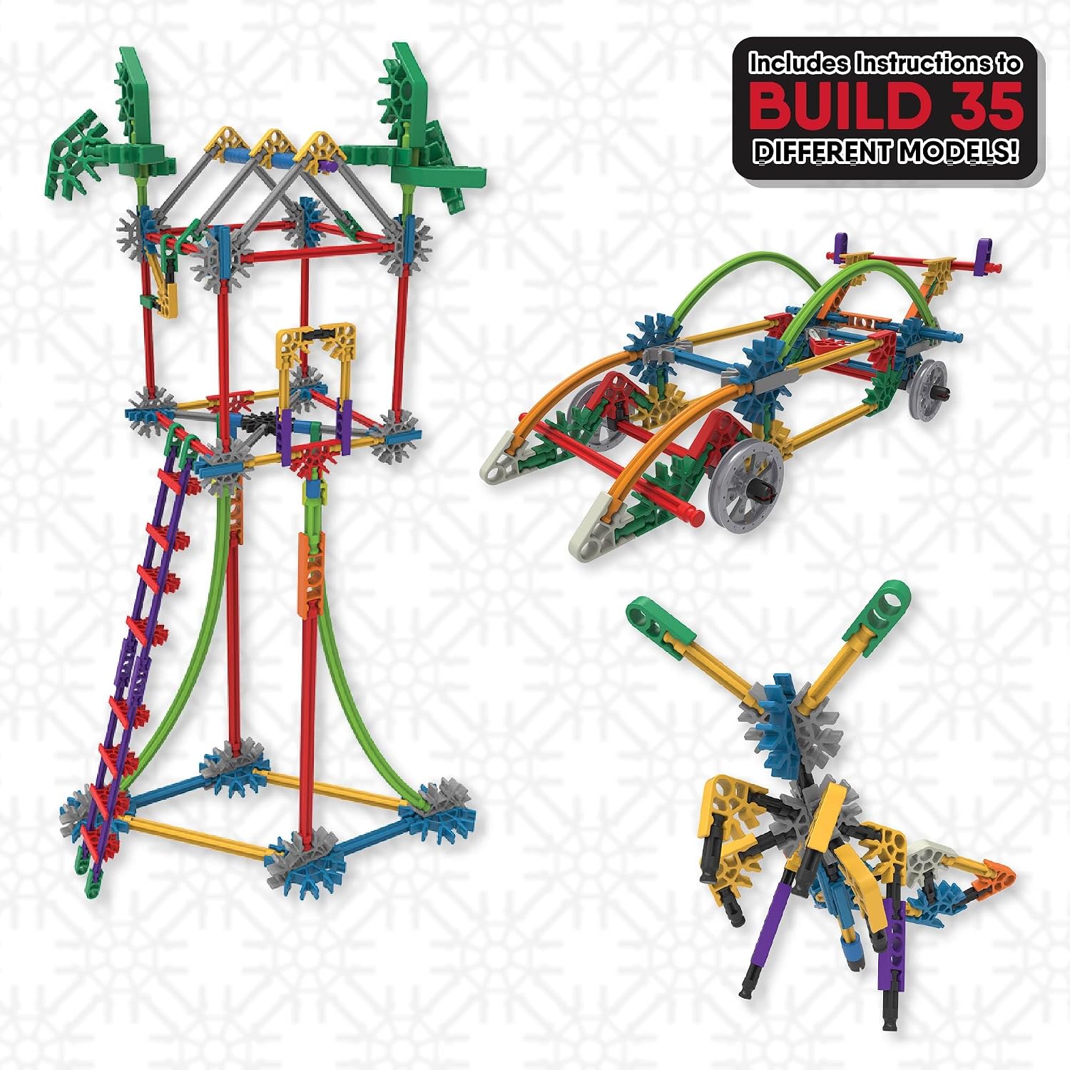 K'NEX Imagine — Kit de Construction 35 Modèles 522 Pièces – Image 2