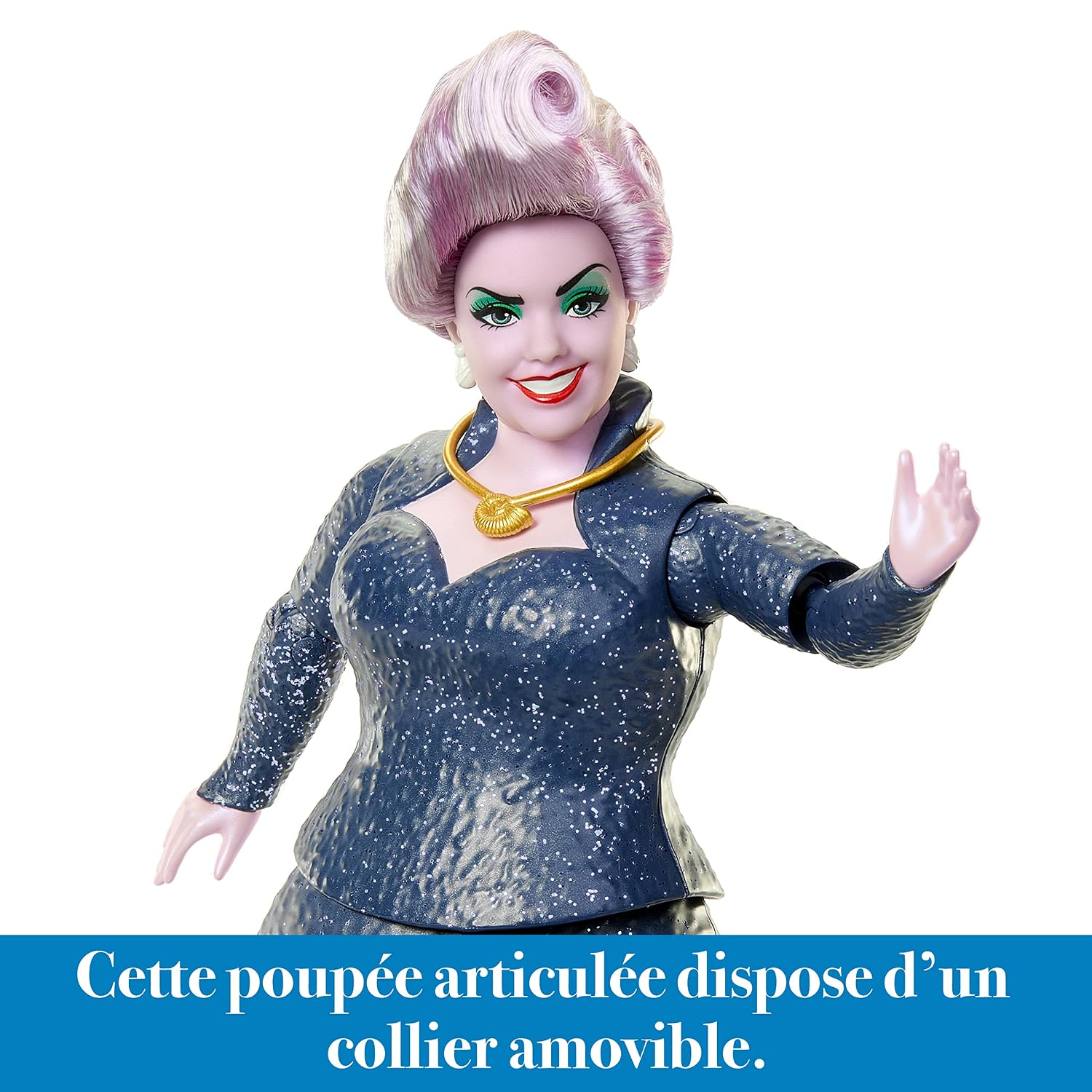 MATTEL Disney La Petite Sirène — Poupée Ursula articulée – Image 4