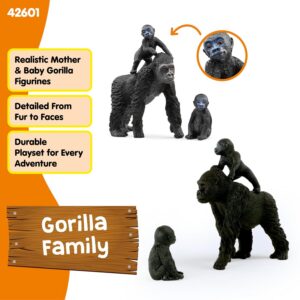 Alternative view of SCHLEICH Wild Life — Famille gorille, set de 3 figurines