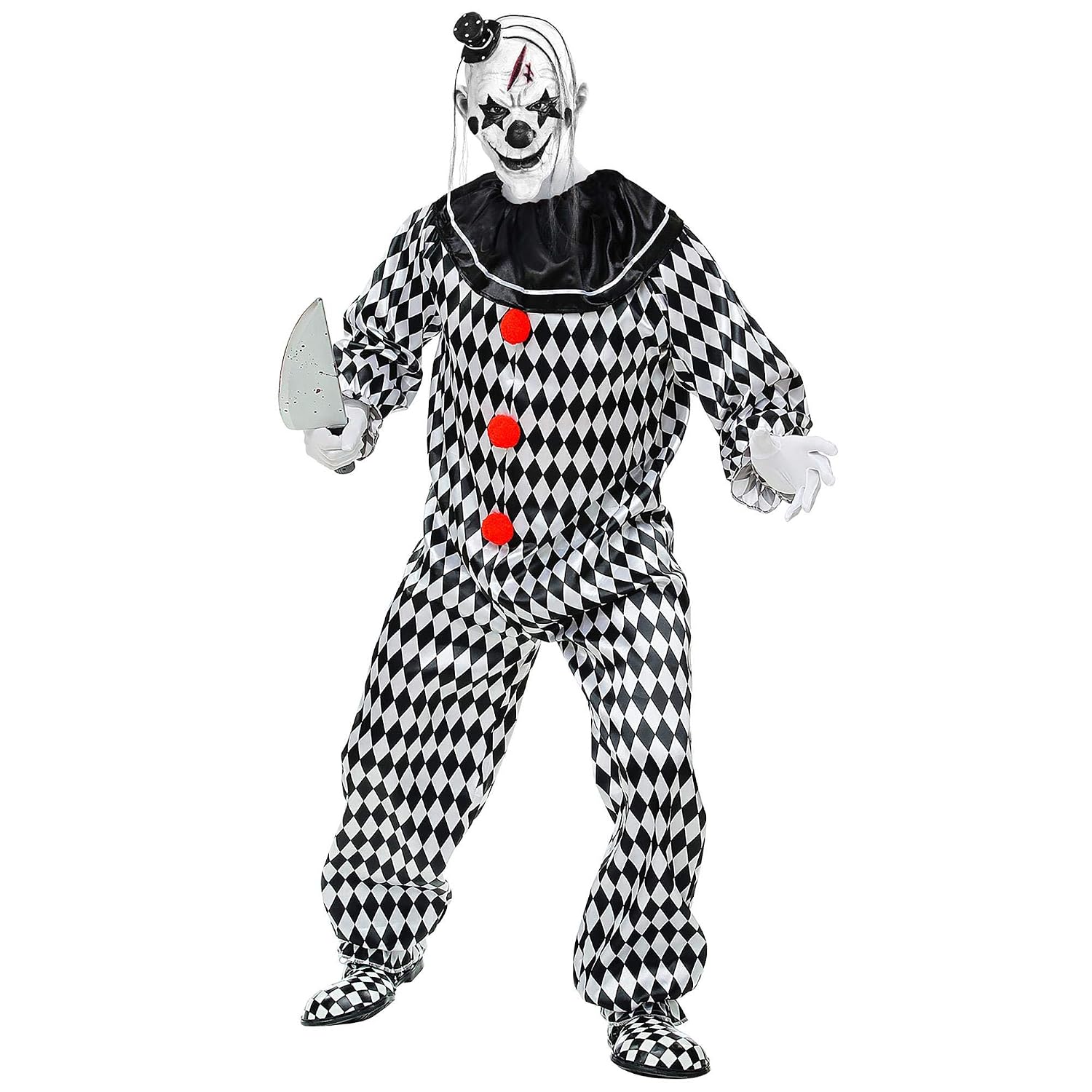 W WIDMANN MILANO — Costume de clown effrayant adulte XXL – Image 2