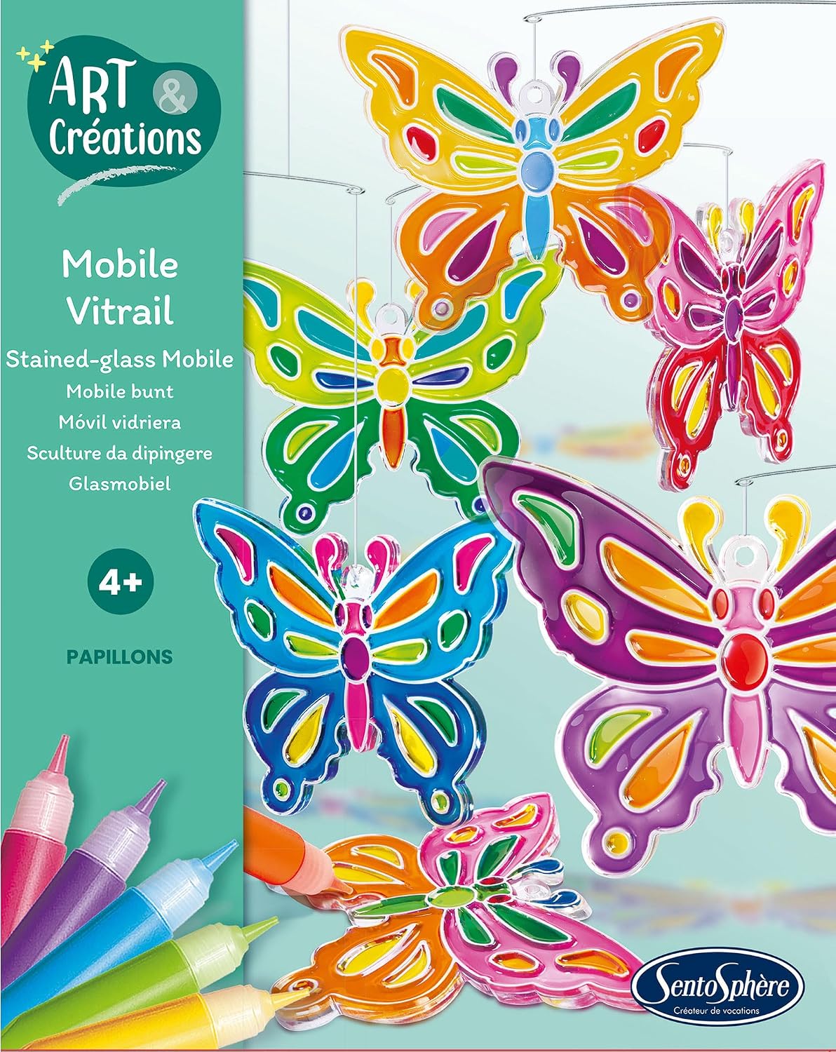 SENTOSPHÈRE — Kit Mobile Vitrail Papillons – Image 3