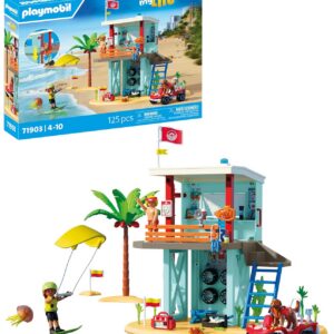 Playmobil | Vacation on The Beach | Tour de Sauvetage avec Beach Buggy | Jouet à partir de 4 Ans | Cadeau pour Enfants | Stimule la créativité | Plage-Aventure avec Figurines & véhicule | 71903