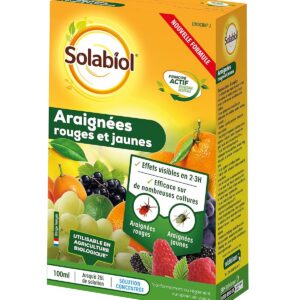 SOLABIOL — Traitement anti araignées rouges et jaunes 100ml