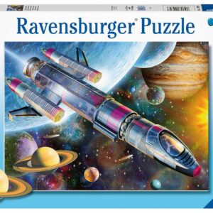 Ravensburger - Puzzle Enfant - Puzzle 100 p XXL - Mission dans l'espace - Dès 6 Ans - 12939