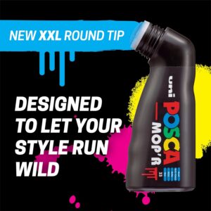Alternative view of POSCA MOP'R — Marqueur Pointe Ronde XXL 3-19 mm 8 couleurs