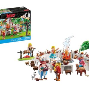 Playmobil | Asterix | Le Festin du Village | Jeu Astérix | Astérix et Obélix | Jouet d’Aventure pour Enfants de 5 Ans et Plus | 71827
