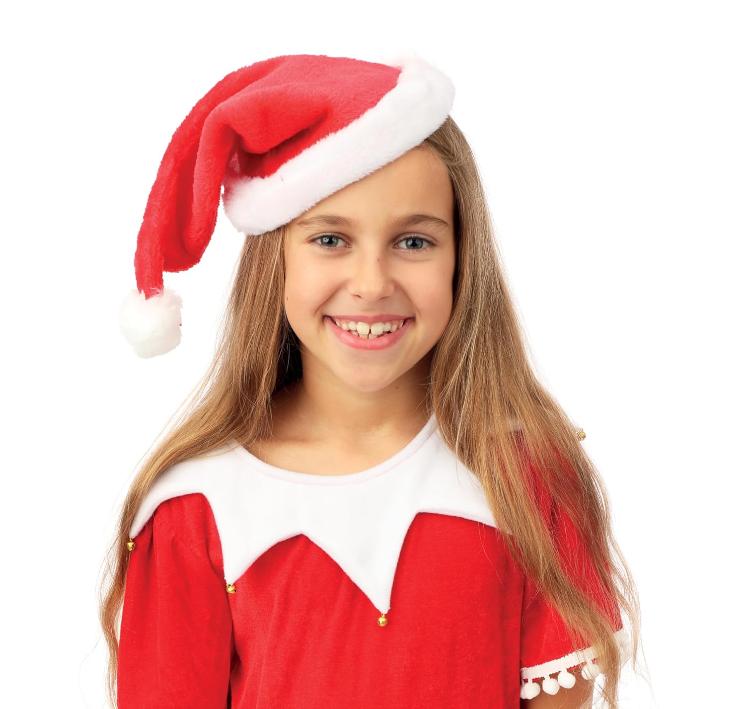 P'tit Clown Bonnet de Noël Enfant en Peluche