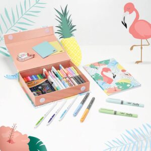 BIC My Stationery Box — Coffret de papeterie 28 pièces