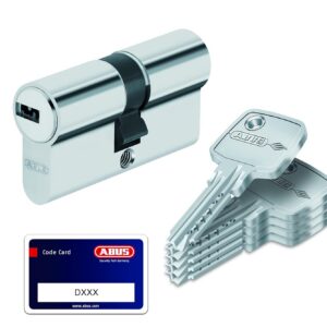 Abus D6N45/65 18366 Cylindre de porte 45 x 65 mm Nickelé