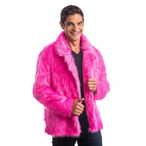 CHAKS — Manteau court en fausse fourrure pour adulte