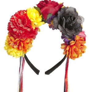 WIDMANN "FLOWER HEADBAND WITH MULTICOLORRIBBONS" -