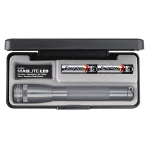 Maglite Mini 2AA/R6 LED coffret mixte adulte Gris 16.8 cm