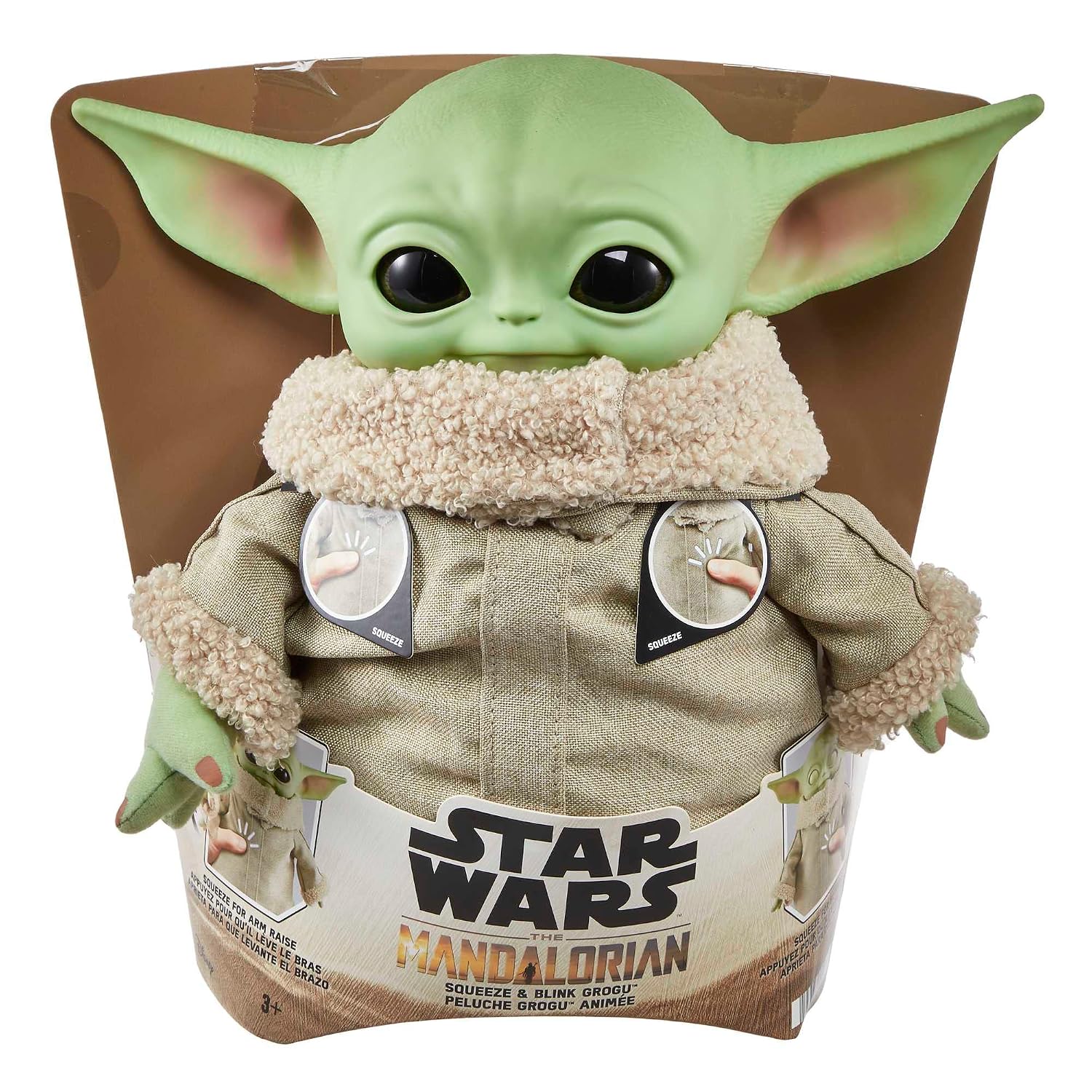 MATTEL Star Wars — Peluche Grogu 28 cm avec sons et mouvements – Image 5