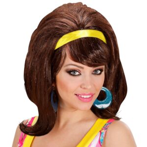 W WIDMANN MILANO Party Fashion - Perruque Seventies, années 60, Carnaval, Fête à thème