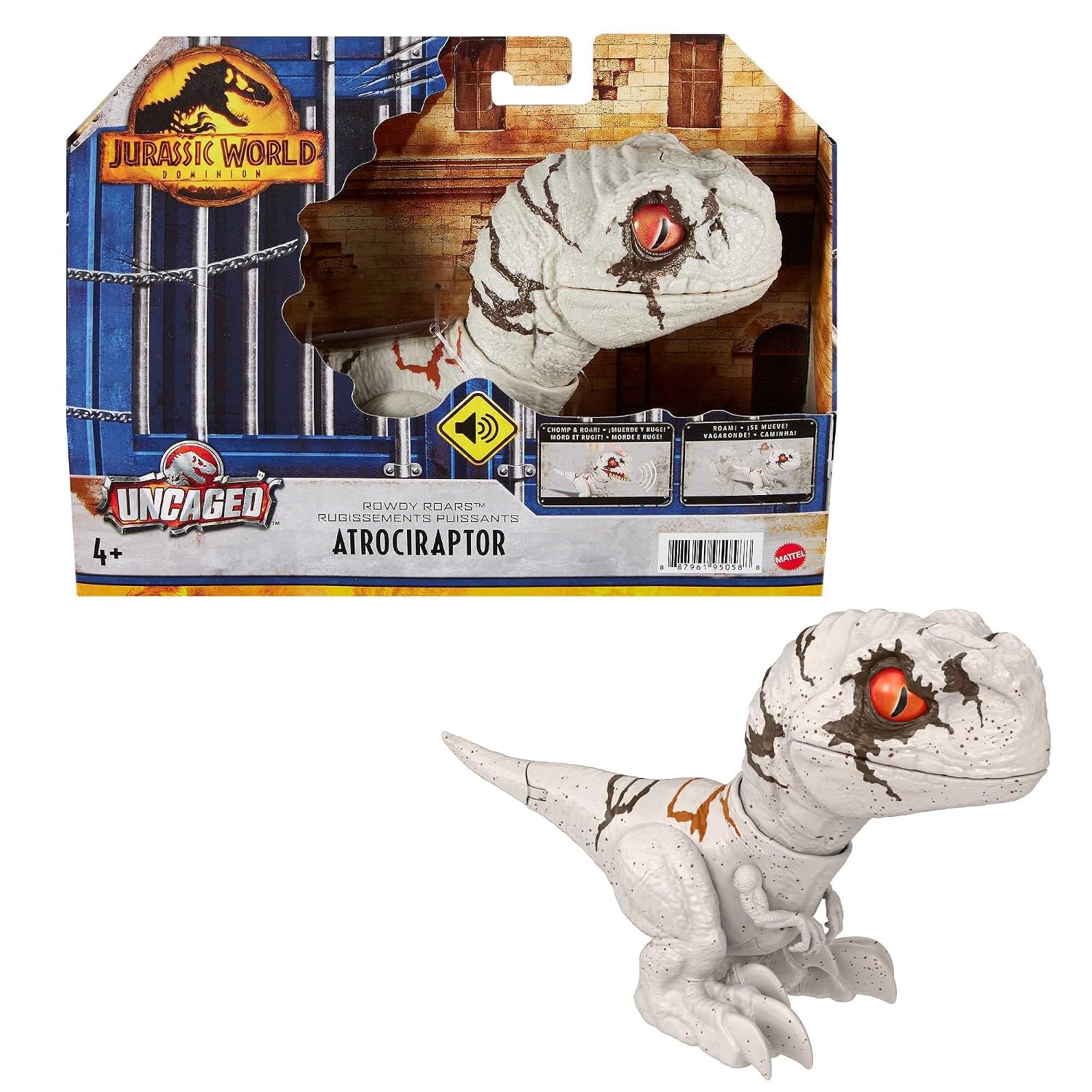 JURASSIC WORLD — Figurine électronique bébé dinosaure interactive – Image 7
