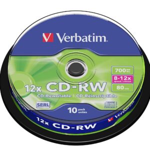 Verbatim (43480) : CD-RW 12x 10-pack : Optical Media