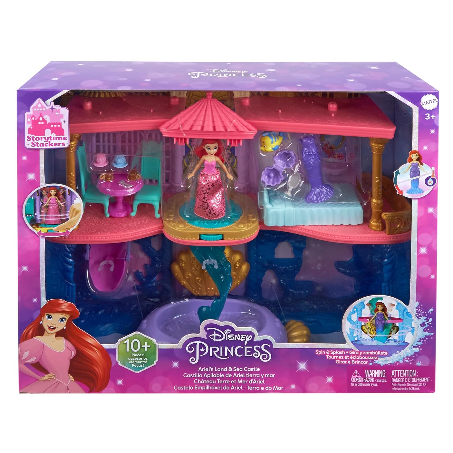 MATTEL Disney Princesses — Coffret Deluxe Château d’Ariel – Image 5