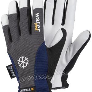 Ejendals Tegera 295 Gant en cuir Taille 11 Gris/Bleu/Blanc