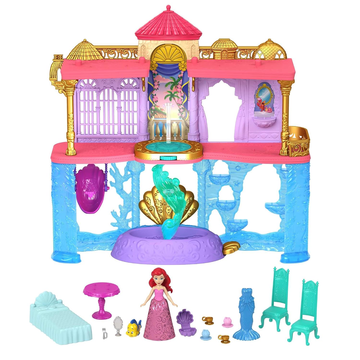 MATTEL Disney Princesses — Coffret Deluxe Château d’Ariel – Image 6