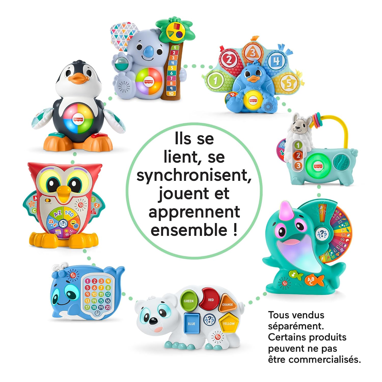 FISHER-PRICE Linkimals Solal le Narval — Jouet interactif bébé – Image 4