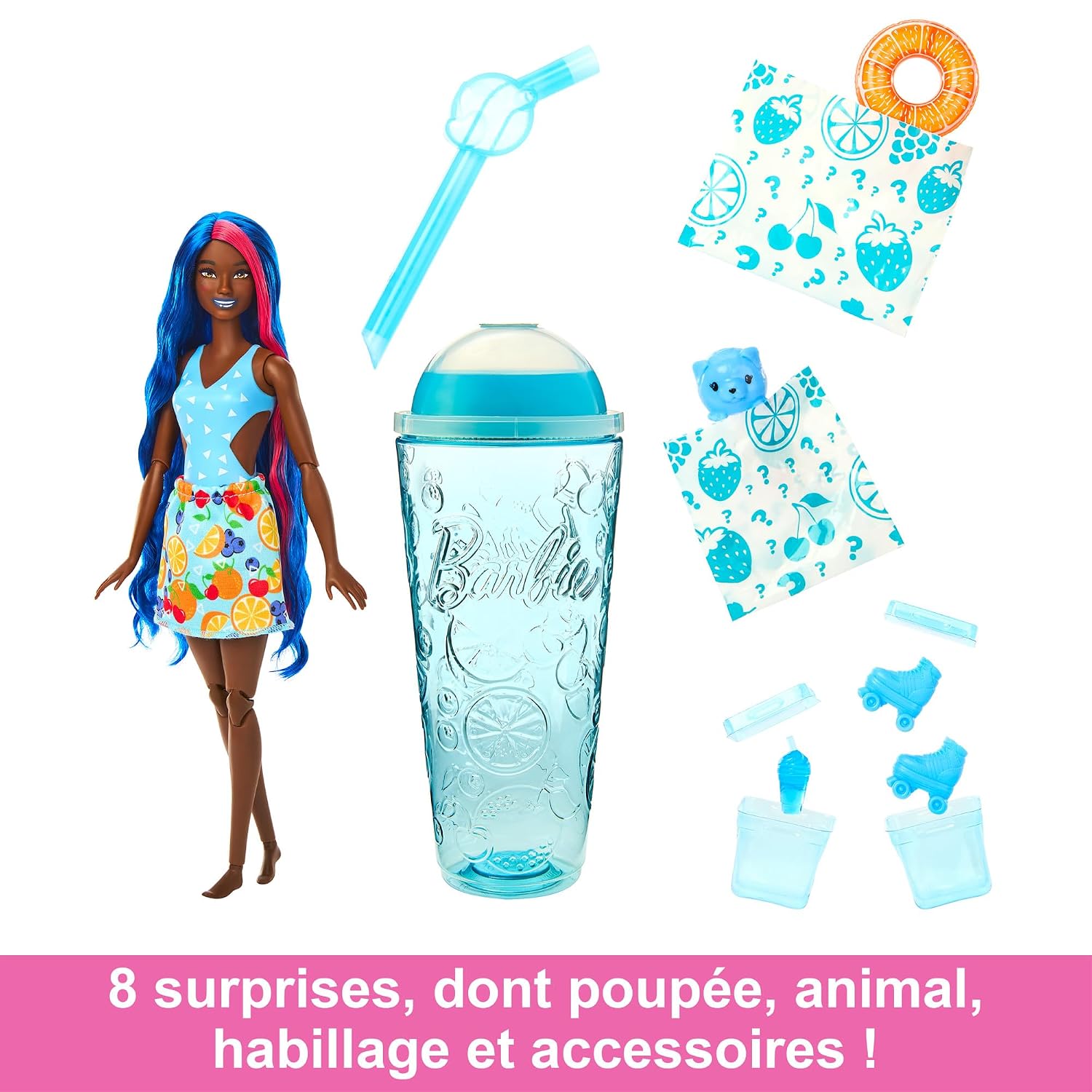 BARBIE Pop Reveal Série Fruit — Poupée parfumée pastèque – Image 2