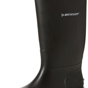 DUNLOP - Bottes en Caoutchouc pour Homme, 380 PP, Noir, 46 EU, Noir, 46 EU