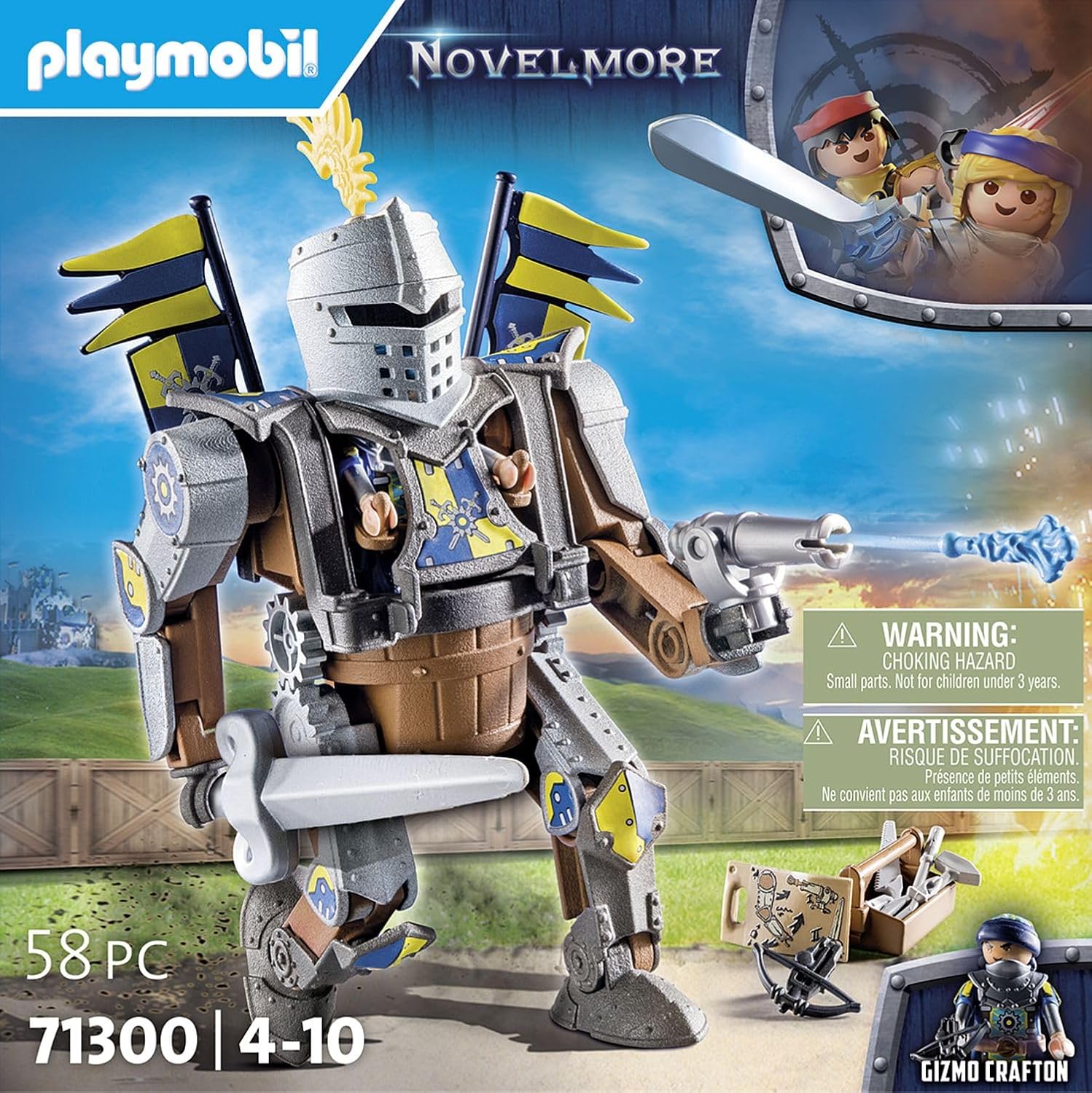 PLAYMOBIL Novelmore 71300 — Géant de Combat avec Chevalier – Image 3
