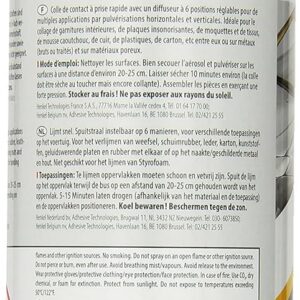 Alternative view of TEROSON 860240 — Colle Contact Pulvérisable 400 ml