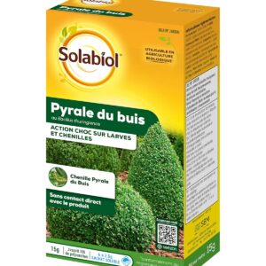 SOLABIOL — Traitement pyrale du buis BTK 6 sachets hydrosolubles