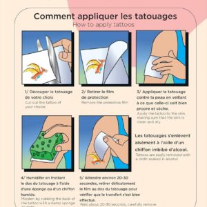 Alternative view of CAM ET LEON — Tatouages Temporaires Thèmes Variés