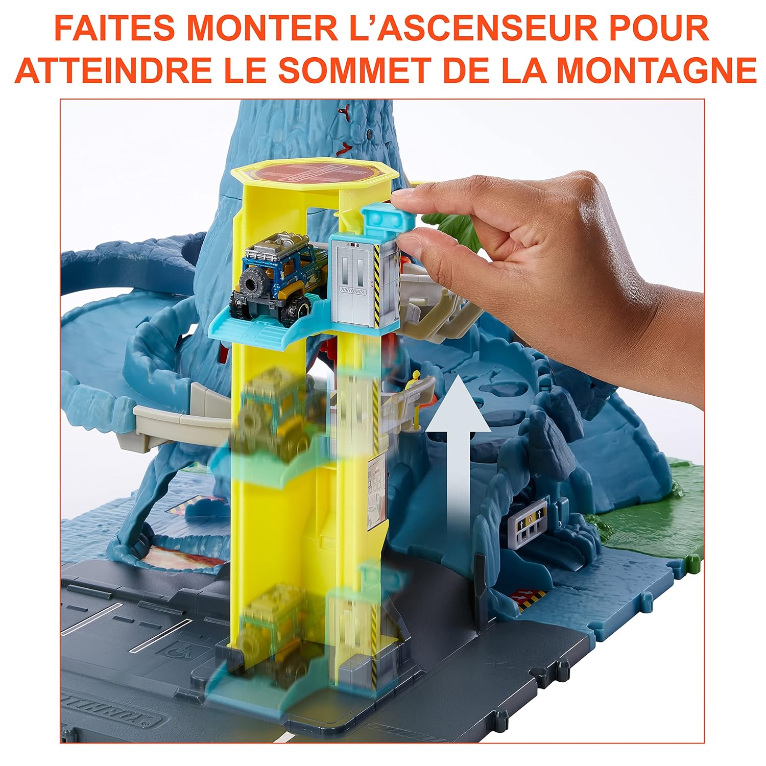 MATCHBOX Action Drivers — Coffret Piste Volcan avec véhicule – Image 6