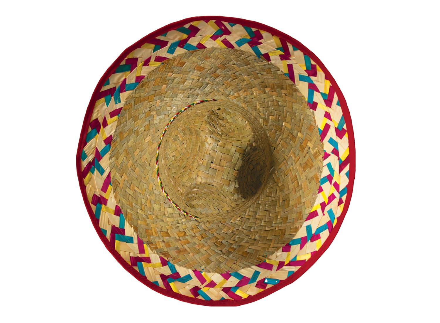 P'TIT CLOWN — Sombrero en Paille Multicolore Taille Unique – Image 2