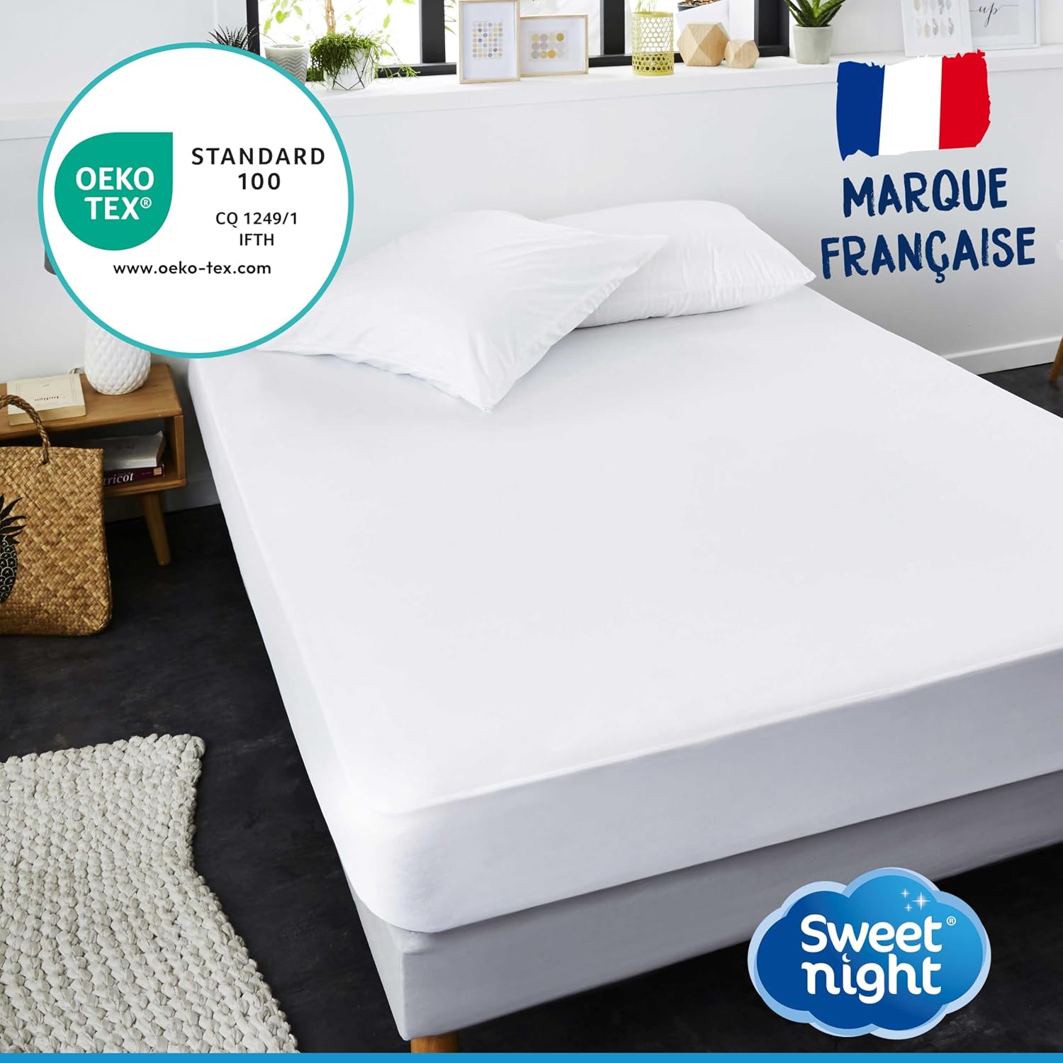 SWEET NIGHT — Protège-matelas imperméable 135x200 cm – Image 5
