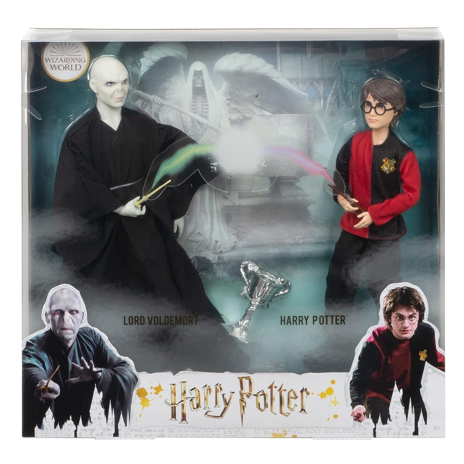 HARRY POTTER — Coffret 2 Poupées Articulées Harry et Voldemort – Image 5