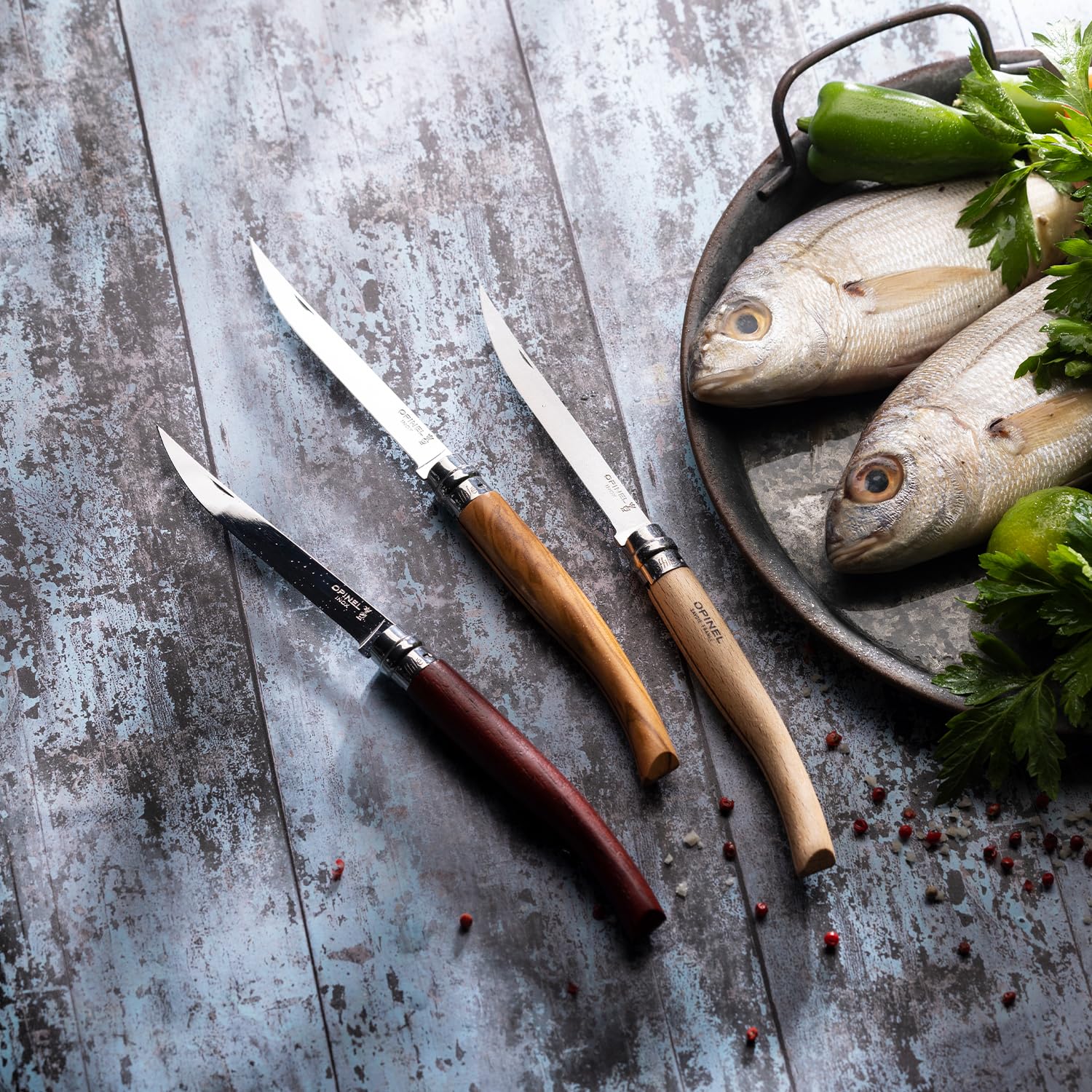 OPINEL N°12 Effilé — Couteau de Cuisine Inox 12 cm – Image 6