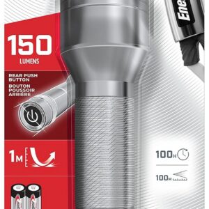 Energizer Lampe Torche LED, 100 Lumens Idéale pour Bricolage, Longue Autonomie, Piles Incluses