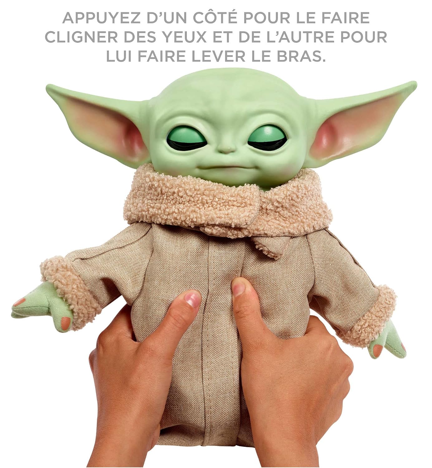 MATTEL Star Wars — Peluche Grogu 28 cm avec sons et mouvements – Image 3