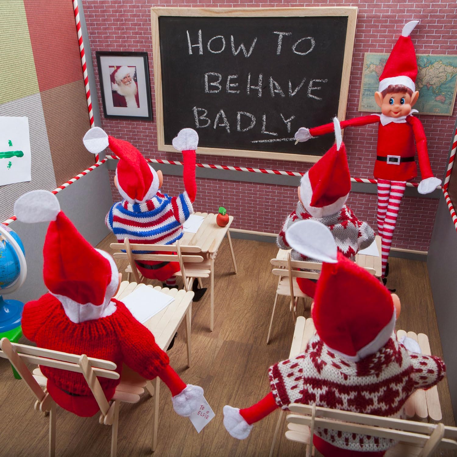 CHAKS — Lot de 2 lutins farceurs de Noël en peluche – Image 5