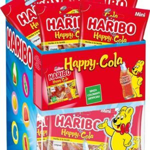 HARIBO Happy Cola — Bonbons sans colorants artificiels 30 x 40 g