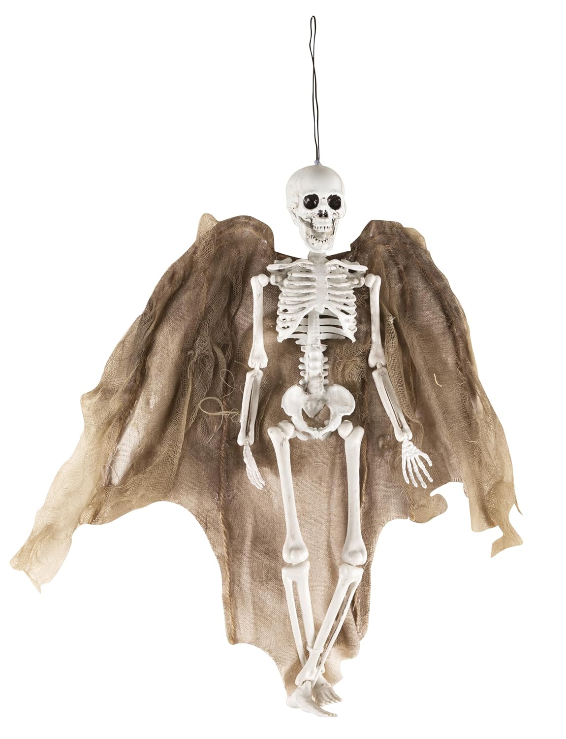 P'tit Clown Squelette à Suspendre de 40 cm, Décoration Halloween Effrayante, Ambiance Macabre (Ange déchu)