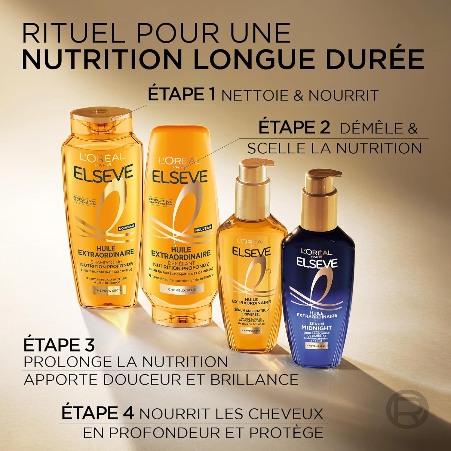 L'ORÉAL PARIS Elseve Huile Extraordinaire — Shampooing 300ml – Image 4